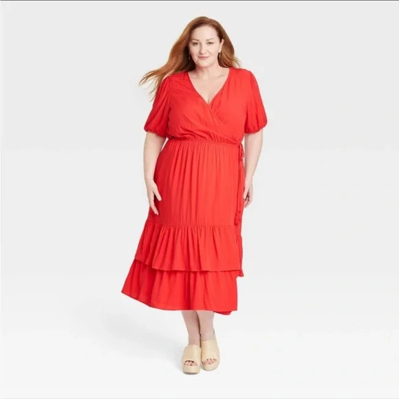 Target | Dresses | Bright Red Dress | Poshmark
